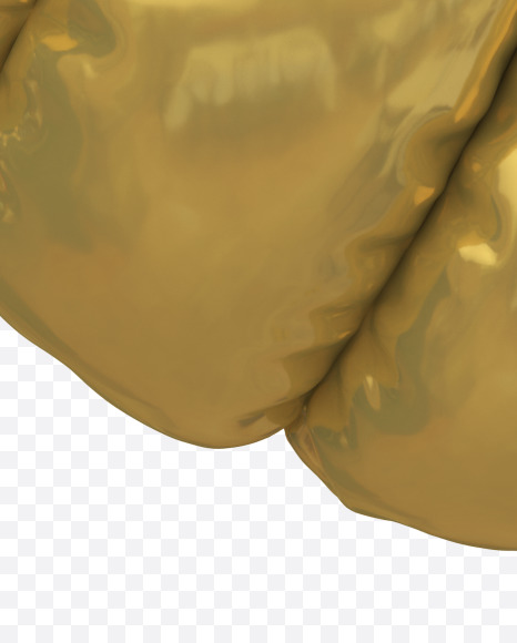 U uppercase from Royal Balloon Font on Yellow Images Creative Fonts - S31823