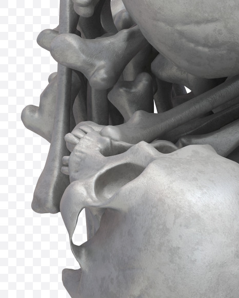 heart skull from Skull Fon on Yellow Images Creative Fonts - S32035