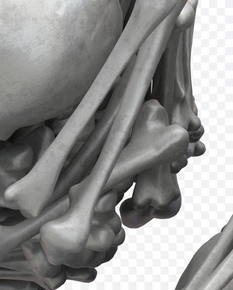 % skull from Skull Fon on Yellow Images Creative Fonts - S32036