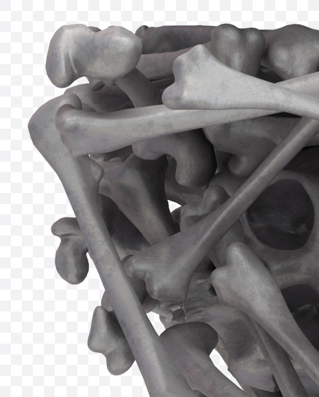 5 skull from Skull Fon on Yellow Images Creative Fonts - S32027