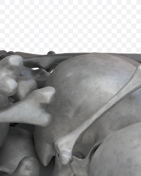 Z skull from Skull Fon on Yellow Images Creative Fonts - S32022