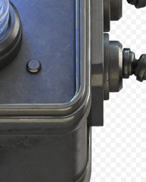 Letter T from Tesla Machine on Yellow Images Creative Fonts - S32219