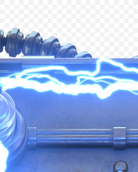 Letter E from Tesla Machine on Yellow Images Creative Fonts - S32204