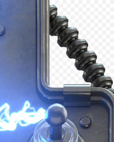 1 from Tesla Machine on Yellow Images Creative Fonts - S32226