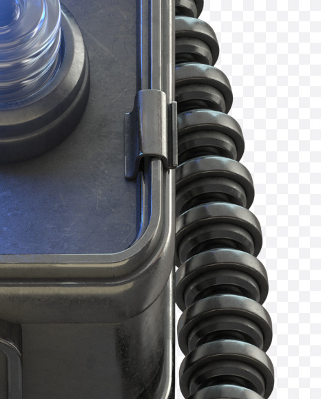 Letter I from Tesla Machine on Yellow Images Creative Fonts - S32208