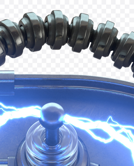 Letter R from Tesla Machine on Yellow Images Creative Fonts - S32217