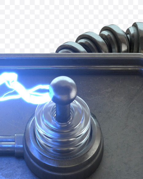 Letter F from Tesla Machine on Yellow Images Creative Fonts - S32205