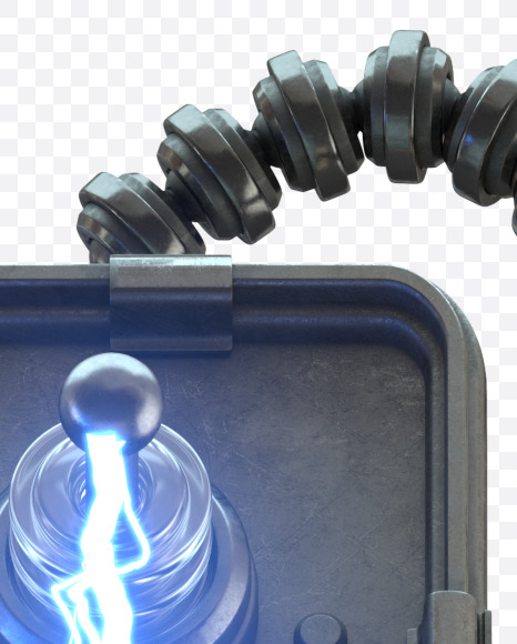 Letter N from Tesla Machine on Yellow Images Creative Fonts - S32213