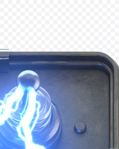 Letter M from Tesla Machine on Yellow Images Creative Fonts - S32212