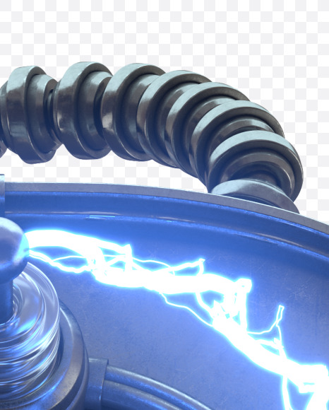 Letter B from Tesla Machine on Yellow Images Creative Fonts - S32201