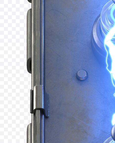 Letter P from Tesla Machine on Yellow Images Creative Fonts - S32215