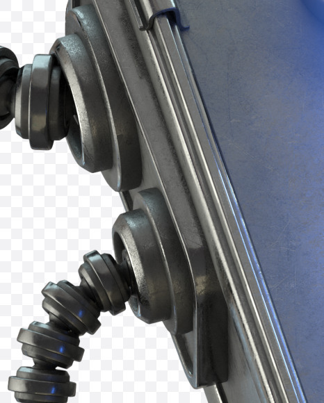 Letter V from Tesla Machine on Yellow Images Creative Fonts - S32221