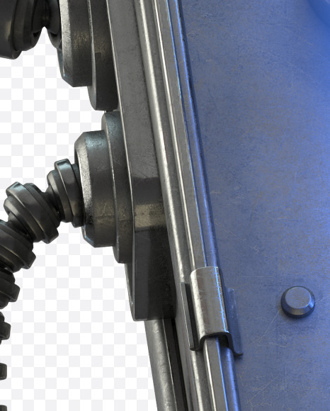 Letter W from Tesla Machine on Yellow Images Creative Fonts - S32222