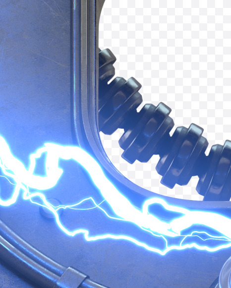 Letter O from Tesla Machine on Yellow Images Creative Fonts - S32214