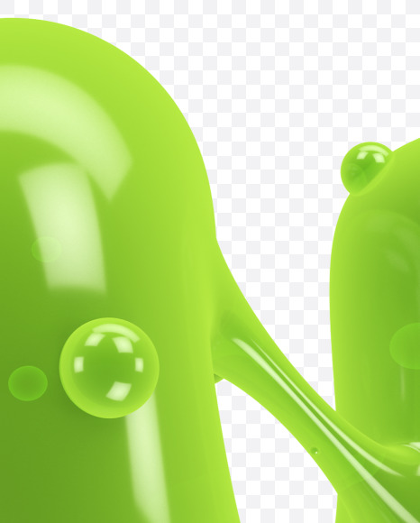 w lowercase from Toxic Font on Yellow Images Creative Fonts - S32328