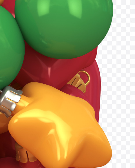 Letter M from Toy Shop Font on Yellow Images Creative Fonts - S32364