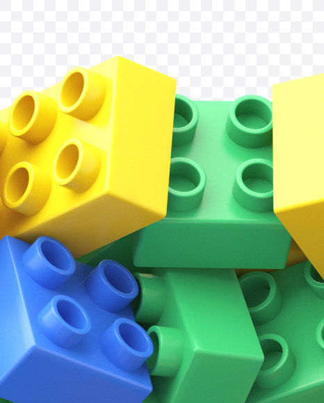 8 from Toy Cube Font on Yellow Images Creative Fonts - S32427