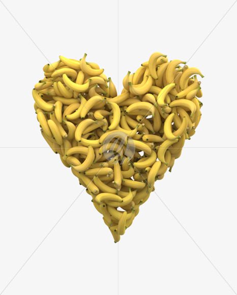 heart from Yellow Bananas Font on Yellow Images Creative Fonts - S32703