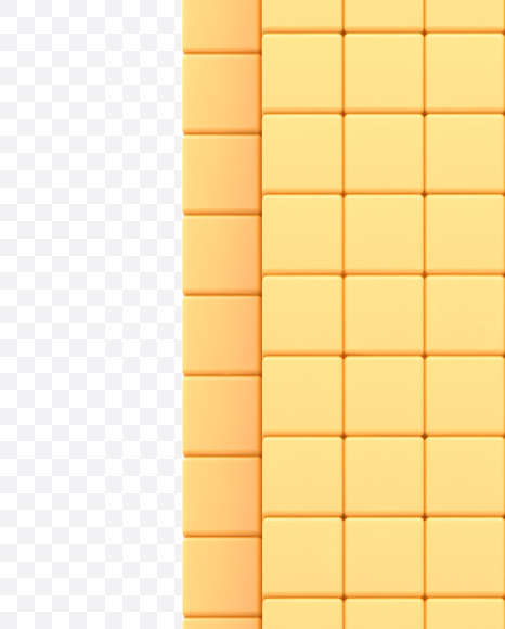 Letter i from Yellow Pixel Font on Yellow Images Creative Fonts - S32716