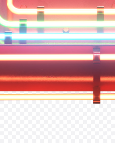 1 from Multineon Font on Yellow Images Creative Fonts - S32774