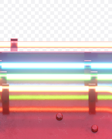 5 from Multineon Font on Yellow Images Creative Fonts - S32778