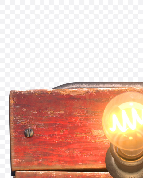 Letter H from Wood light Font on Yellow Images Creative Fonts - S32796