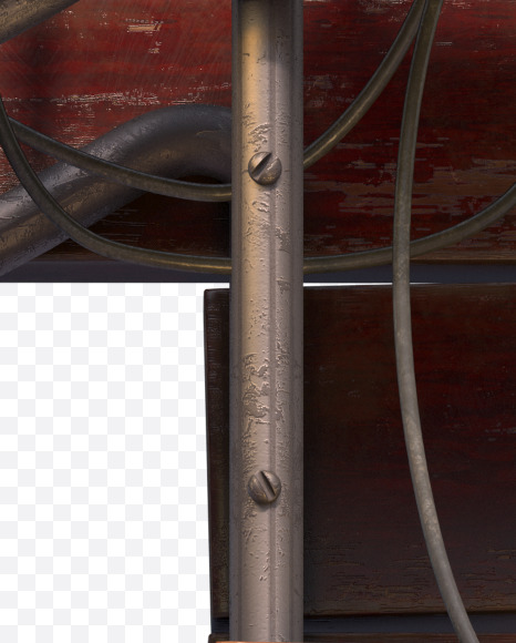 1 from Wood light Font on Yellow Images Creative Fonts - S32815