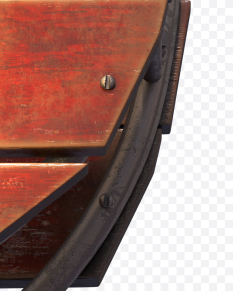 Letter D from Wood light Font on Yellow Images Creative Fonts - S32792