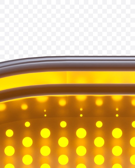 9 from Yellow LEDs Font on Yellow Images Creative Fonts - S33169