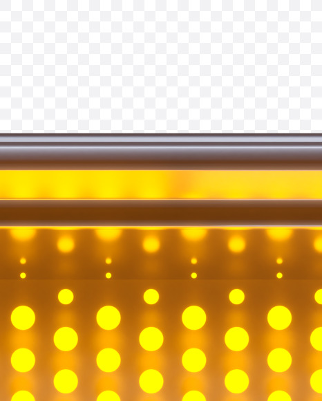 Letter B from Yellow LEDs Font on Yellow Images Creative Fonts - S33136