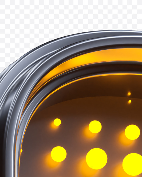 9 from Yellow LEDs Font on Yellow Images Creative Fonts - S33394