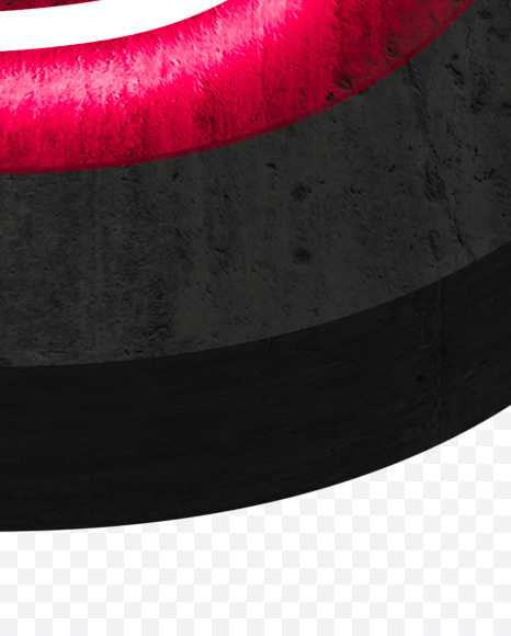 Letter C from Exit Type on Yellow Images Creative Fonts - S33408