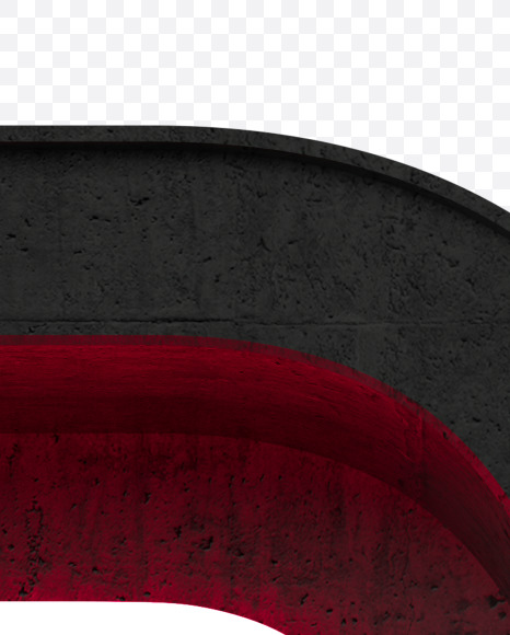 Letter R from Exit Type on Yellow Images Creative Fonts - S33423