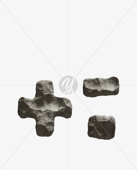 symbols from Rock Font on Yellow Images Creative Fonts - S33711