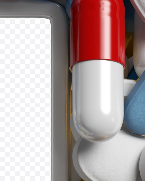 Letter D from Take a pill on Yellow Images Creative Fonts - S33759