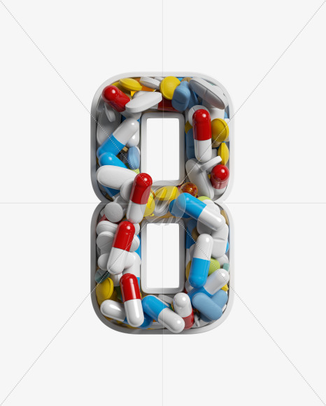 8 from Take a pill on Yellow Images Creative Fonts - S33789