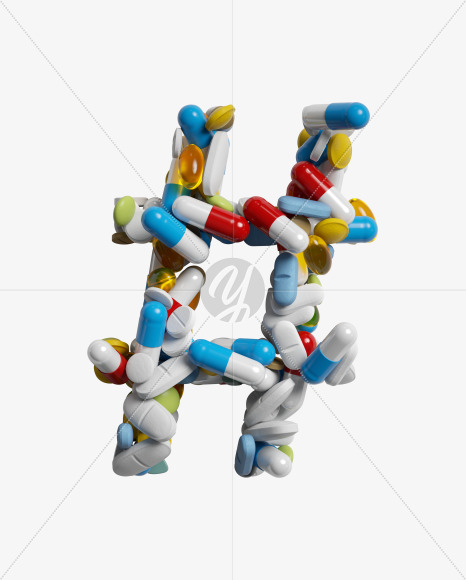 # from Pills on Yellow Images Creative Fonts - S33843