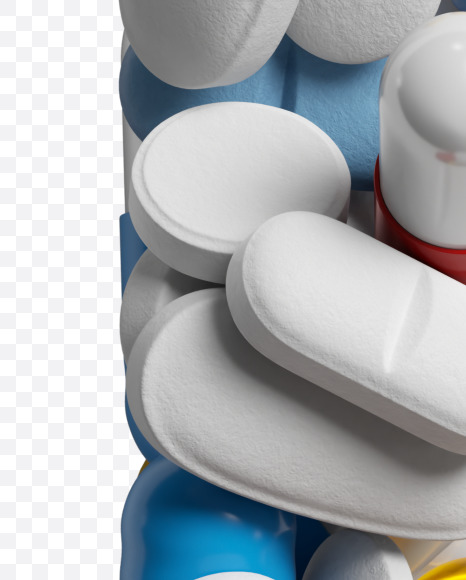 Letter F from Pills on Yellow Images Creative Fonts - S33808