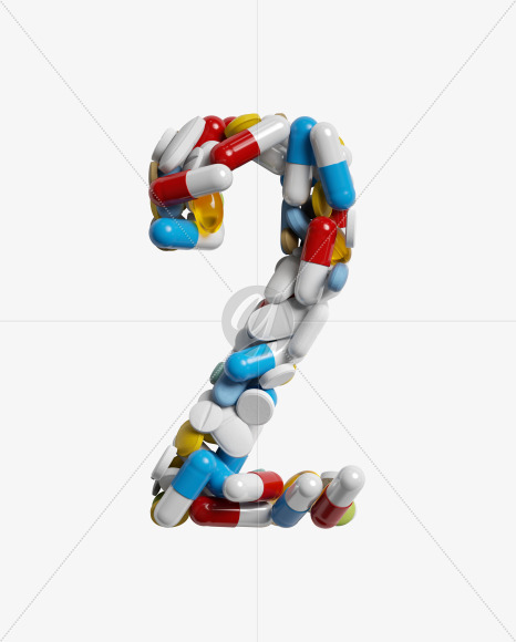 2 from Pills on Yellow Images Creative Fonts - S33830