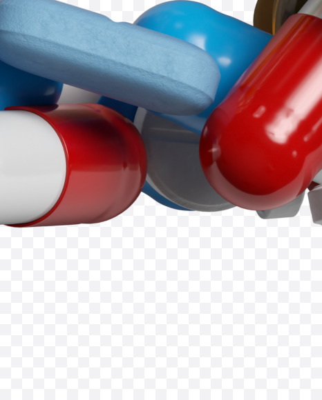 Letter U from Pills on Yellow Images Creative Fonts - S33823