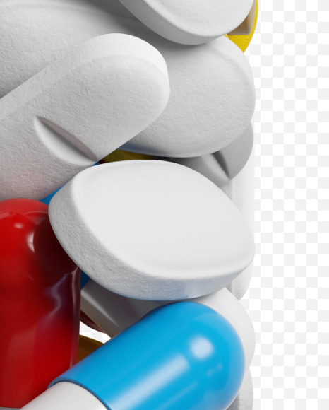 1 from Pills on Yellow Images Creative Fonts - S33829