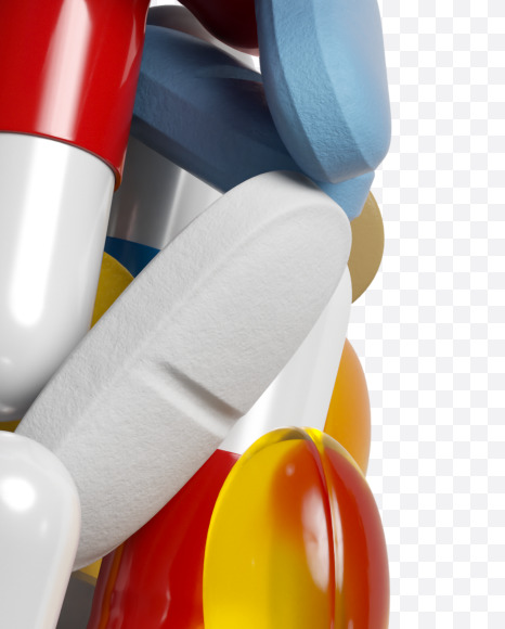 Letter J from Pills on Yellow Images Creative Fonts - S33812