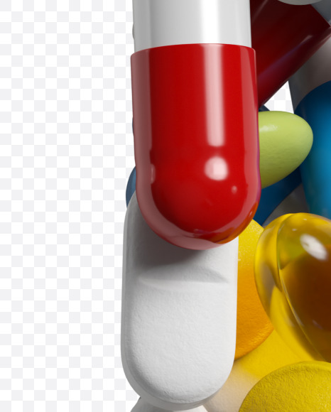 Letter I from Pills on Yellow Images Creative Fonts - S33811