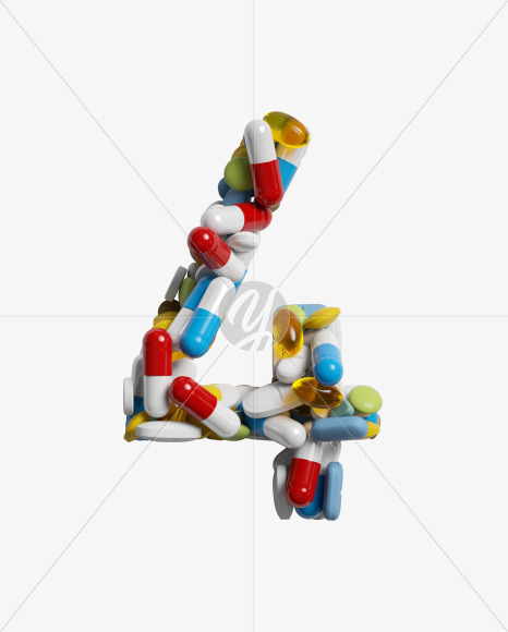 4 from Pills on Yellow Images Creative Fonts - S33832