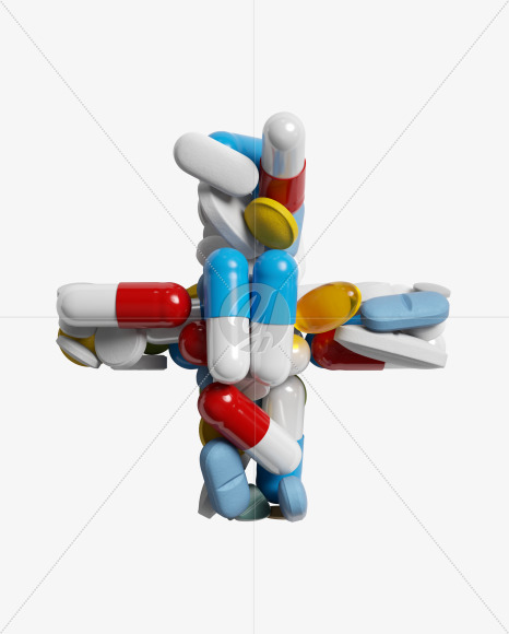 + from Pills on Yellow Images Creative Fonts - S33847