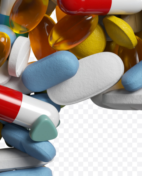 # from Medicine pills on Yellow Images Creative Fonts - S33891