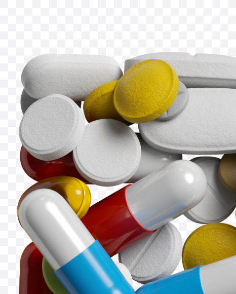 Letter R from Medicine pills on Yellow Images Creative Fonts - S33867