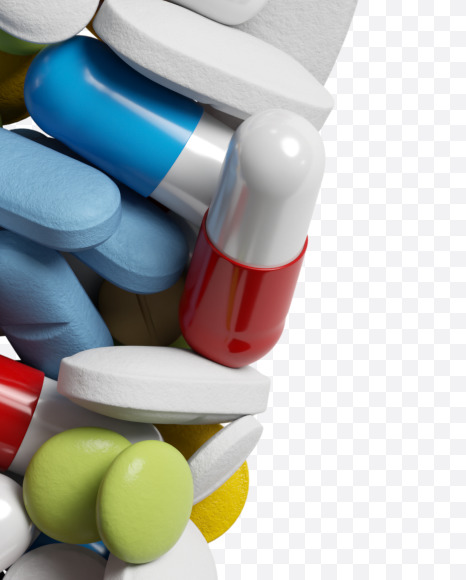 Letter V from Medicine pills on Yellow Images Creative Fonts - S33871