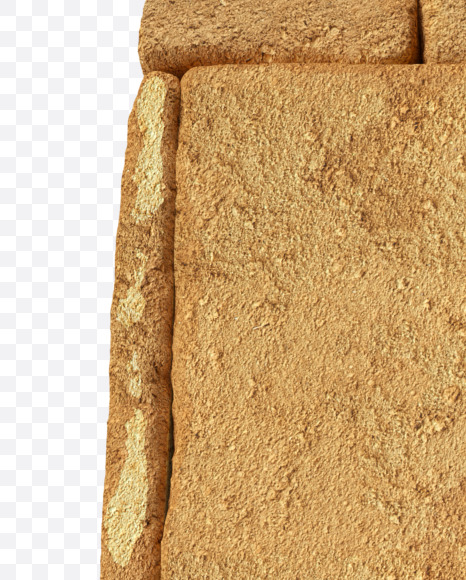 Letter C from Egyptian pyramids on Yellow Images Creative Fonts - S34084
