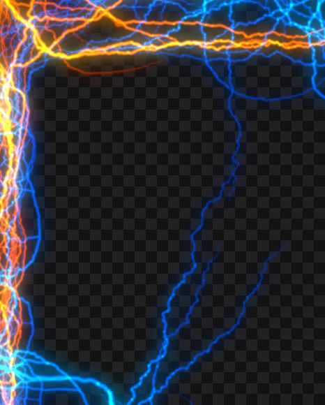 Letter H from Lighting Font on Yellow Images Creative Fonts - S34179